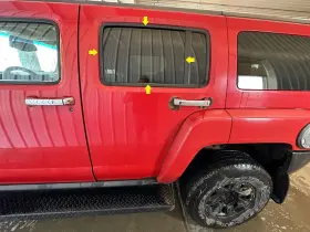 Dd10958yp A.m. General 06-10 Hummer H3 Driver Left Rear Side Door Glass Window Only