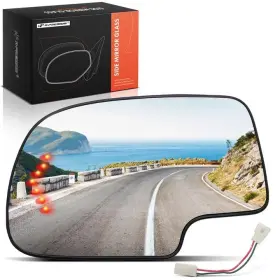 Apmgs288 A-premium Driver Side Heated Mirror Glass - Compatible With Standard Clear
