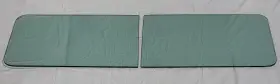 2-w1018sgt Acc 1941 Buick Cadillac Oldsmobile Convertible Windshield Glasses In Green