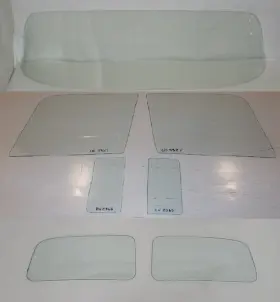 W496cl Acc 1957 1958 1959 1960 Ford Panel Truck Windshield Vent Door Stand Back Glass Clear