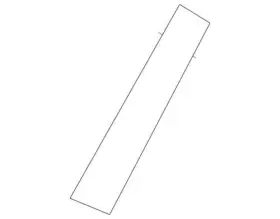 73212-tjb-a01 Acura Genuine Rubber Rear Windshield Dam