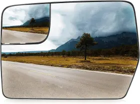 Aesm0021 Aeagle Left Driver Side Heated Convex Mirror Glass Fits For Ford