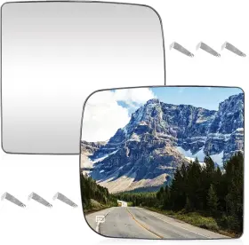 Aesm0107-b Aeagle Left And Right Side Heated Mirror Glass Fits For 2009-2019 & Aesm0107-b Aeagle Left And Right Side Heated Mirror Glass Fits For 2009-2019 &