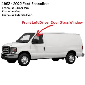 Dd8016gty Aftermarket Products Fits 1992-2022 Ford Econoline Van Driver Side Left Front Door Window Glass Dd8016gty Aftermarket Products Fits 1992-2022 Ford Econoline Van Driver Side Left Front Door Window Glass