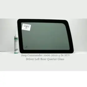 Dq10990 Aftermarket Products Fits Jeep Commander 2006-2010 4 Dr Suv Driver Left Rear Quarter Glass