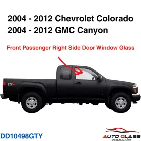 Dd10498gty Agw Fits 04-12 Chevy Colorado Gmc Canyon Passenger Right Front Door Window Glass Dd10498gty Agw Fits 04-12 Chevy Colorado Gmc Canyon Passenger Right Front Door Window Glass