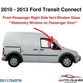 Dv11724gtn Agw Fits 2010-2013 Ford Transit Connect Van Passenger Right Front Vent Window Glass Dv11724gtn Agw Fits 2010-2013 Ford Transit Connect Van Passenger Right Front Vent Window Glass