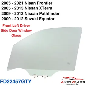 Fd22457gty Agw Fits Nissan Frontier Pathfinder Xterra Suzuki Equator Front Driver Door Glass