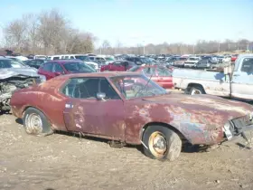 284-03620r American Motors Local Pickup Only Passenger Right Quarter Glass Fits 71-74 Amx 1625832