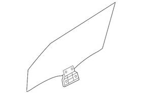 Audi 4f9-845-206 Genuine Door Glass