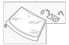 Audi 4ke-845-099-l-nvb Genuine Windshield