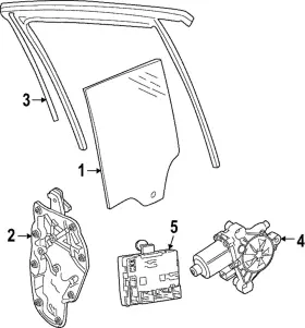 89e-845-026-a Audi Genuine Glass
