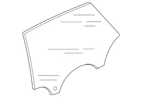 8w8-845-205-b Audi Genuine Door Glass 8w8-845-205-b Audi Genuine Door Glass
