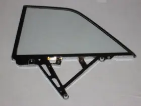 Q2402tacl-r Auto City Classic Quarter Glass Rh Assembly For 1963 1964 Buick Chevy Olds Pont Hardtop Clear