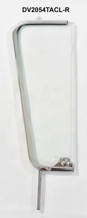 V2054taclc-r Auto City Classic 1955 - 1959 Chevy Gmc Pickup Truck Vent Window Chrome Assembly Clear Glass Right