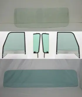 W587gt Auto City Classic Green Glass 1960-63 Chevy Pickup Truck Front Sides With Black Frames Large Rear W587gt Auto City Classic Green Glass 1960-63 Chevy Pickup Truck Front Sides With Black Frames Large Rear