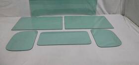 Auto City Classic W784egt Green Glass For 1932 Ford 5 Window Coupe Shaded Windshield Sides Back Without Rumble