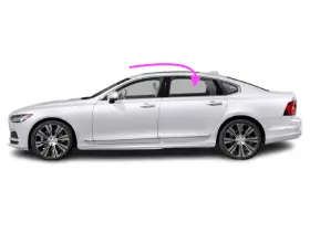 Fd27211 Bag Fits 2017-2024 Volvo S90 4d Sedan Driver Rear Left Door Window Glass- Lamin
