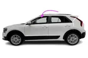 Fd30062gty Bag Fits 2023-2024 Kia Niro 4d Utility Front Left Driver Side Door Window Glass