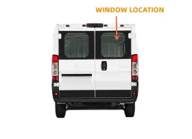 Db12491gtn Benson Fits 2014-2025 Ram Promaster Cargo Van Passenger Right Back Window Glass Heated