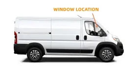 Dv12367gtn Benson Fits 2014-2025 Ram Promaster Passenger Side Right Front Vent Window Glass Dv12367gtn Benson Fits 2014-2025 Ram Promaster Passenger Side Right Front Vent Window Glass