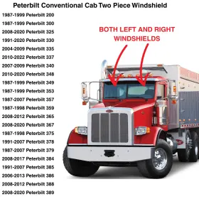 Dw1036gty Benson Peterbilt 200 And 3-series Windshield Set Driver Passenger Side 2pc
