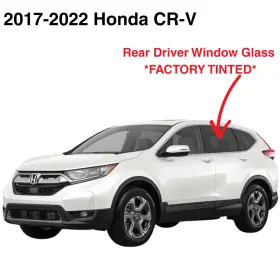 Fd27122ypy Benson Fits 2017-2022 Honda Cr-v Driver Left Side Rear Door Window Glass Factory Tinted