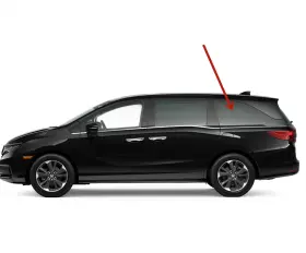 Fq26813ypn Benson Fits 2018-2025 Honda Odyssey Driver Left Side Quarter Window Glass