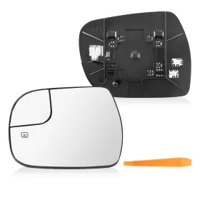 87906-08080 Bfo Tq3kx6 Power Heated Left Side View Mirror Glass For Toyota Sienna 2014-2020