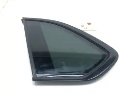 17910311 Bmw 2014-2018 X5 F15 Left Driver Rear Quarter Window Glass With Trim Molding Oem