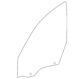 51-33-5-a6d-9a2 Bmw Genuine Door Glass