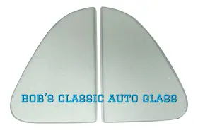 2746s Bobs Classic Auto Glass 1948 - 1964 Willys Pickup Truck Wagon Vent New Pair Wing Window Vintage