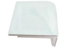 Dgrs72p-lh Brothers Trucks Side Window Glass With Sash - Clear Truck