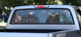 Rgr87lgclear Brothers Trucks Rear Window Glass - Clear