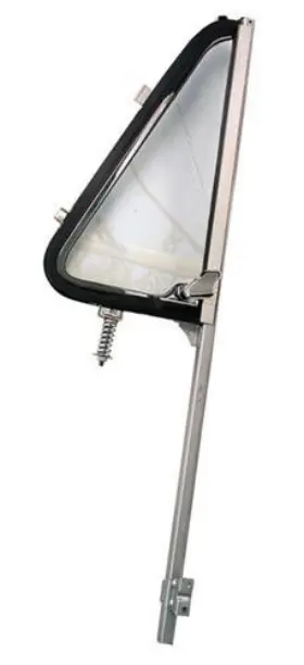 Vwa66rh Brothers Trucks Vent Window Assembly - Chrome Clear Right