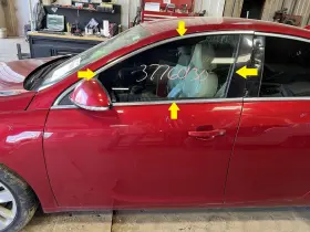 13227826 Buick 11-17 Regal Driver Left Front Door Glass Window Only 13227826 Buick 11-17 Regal Driver Left Front Door Glass Window Only