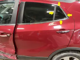 Dv12126yp Buick 13-22 Encore Driver Left Rear Side Door Vent Window Glass Only Dv12126yp Buick 13-22 Encore Driver Left Rear Side Door Vent Window Glass Only