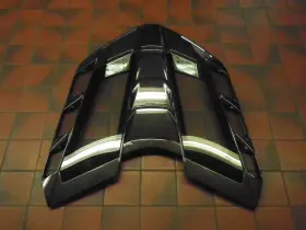 275.gm1x26 Chevrolet 2026 C8 Corvette Zr1x Rear Carbon Fiber Glass Assembly 275.gm1x26 Chevrolet 2026 C8 Corvette Zr1x Rear Carbon Fiber Glass Assembly