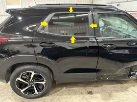 42774562 Chevrolet 21-25 Trailblazer Passenger Right Rear Side Tinted Door Glass Window Only