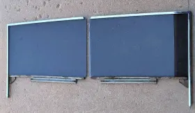 4648705 Chevrolet 1955-57 Chevy Pontiac Door Glass Assembly Hardtop/convertible Pair Tinted