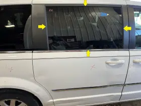 Dd11373yp Chrysler Trucks 08-16 Town Country Passenger Right Rear Side Door Glass Window Only Dd11373yp Chrysler Trucks 08-16 Town Country Passenger Right Rear Side Door Glass Window Only