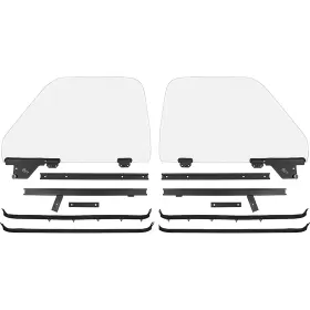 152697c Classic Industries 1973-91 Chevrolet Gmc Truck Suv One Piece Door Glass Conversion Set Clear