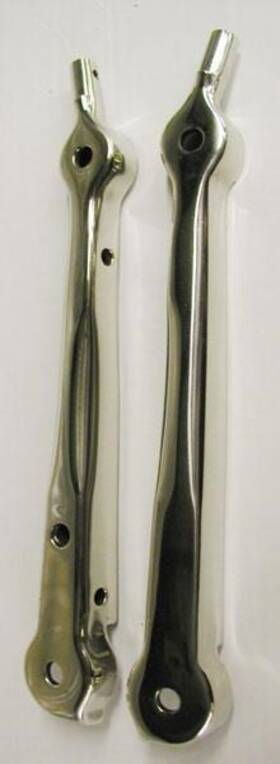 Dmc 18-37136-as New Upper Windshield Stanchions Posts Stock Height 1932 Ford