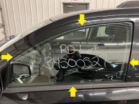 5076887ac Dodge 09-20 Journey Driver Left Front Door Glass Window Only