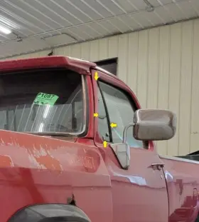 Dv7304gtnn Dodge 87-93 W250 Front Driver Left Vent Door Glass Window Only Dv7304gtnn Dodge 87-93 W250 Front Driver Left Vent Door Glass Window Only