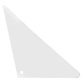 1485jb Dynacorn For Chevy Chevelle 1966-1967 Vent Glass