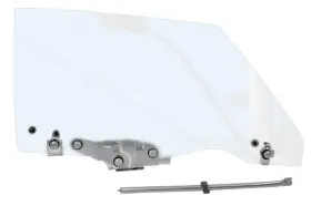1485za Dynacorn Door Glass With Track Rh 1970-1972 Clear Chevrolet Chevelle