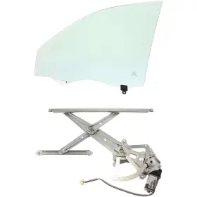 16580800 Evan-fischer Door Glass Kit For 2003-2004 Toyota Corolla Front Driver Side