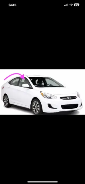 17616029 Evan-fischer 2012- 2017 Door Glasses Front Passenger Right Side Hand For Hyundai Accent