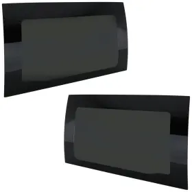 17653961 Evan-fischer Set Of 2 Door Glasses Rear Driver And Passenger Side Left Right For Odyssey Pair